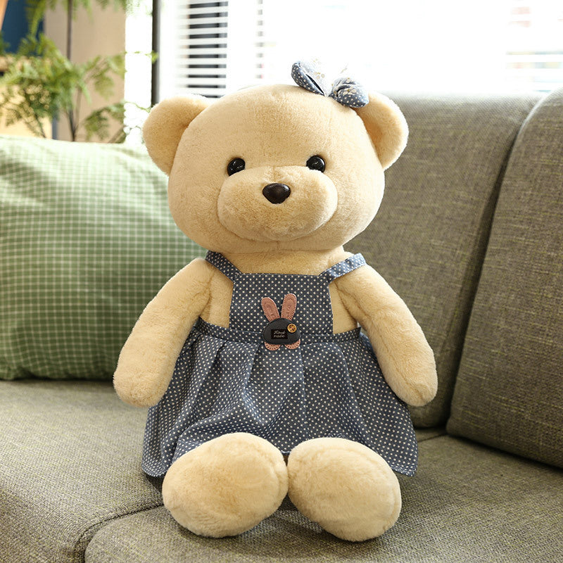 New Coco Bear Deni Teddy Bear Plush Toys Dressing Skirts Hugs Bear play Episy Virtue Festival