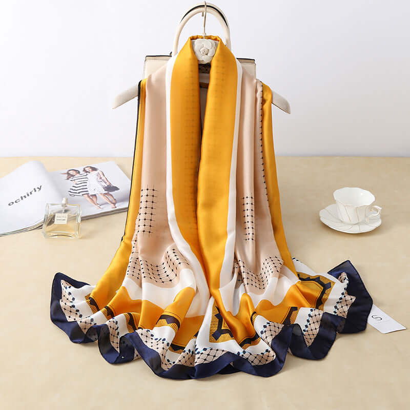 Women's Asian Fashion Shawl-Scarf ~ Luxurious Silk