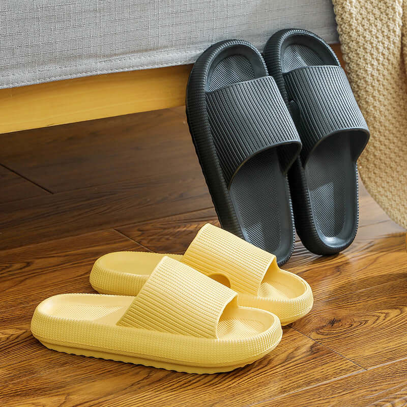 Sweeping slippers female household anti-skid bathroom bath couple thick bottom home soft bottom men's sweeping shoes in summer wear