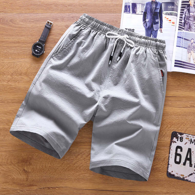 2021 summer shorts male sports five pants men's casual pants loose large size beach pants trousers tide