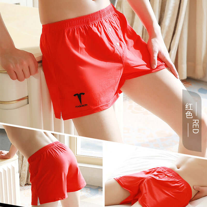 Stylish Loose Cotton Men's Shorts