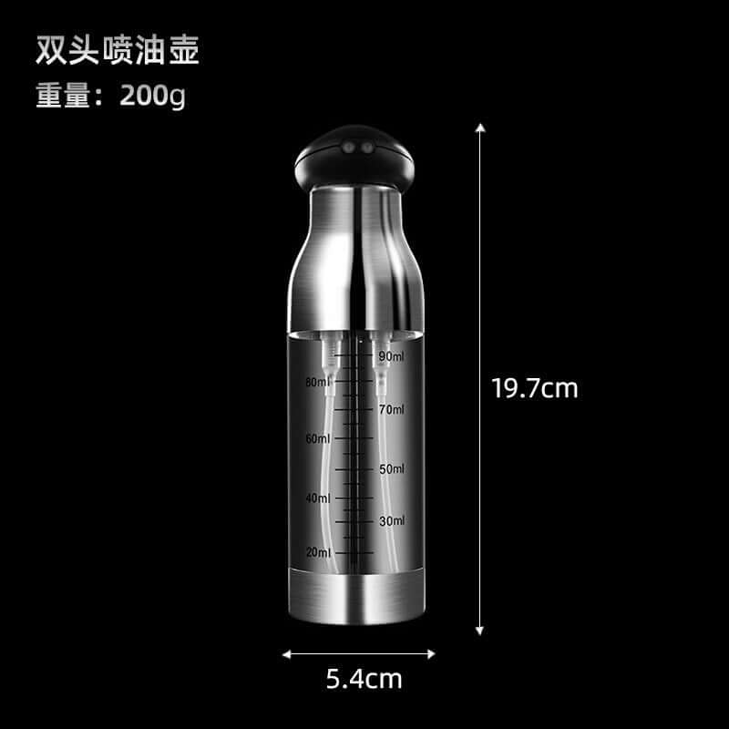 Oil spray bottle push type stainless steel oil bottle glass barbecue oil can sprayer seasoning bottle oil and vinegar bottle amazon