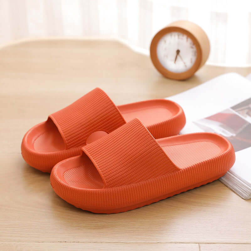 Men's and women's couples 4cm thick-soled slippers 2021 summer new men's indoor rubber and plastic slippers EVA women's slippers