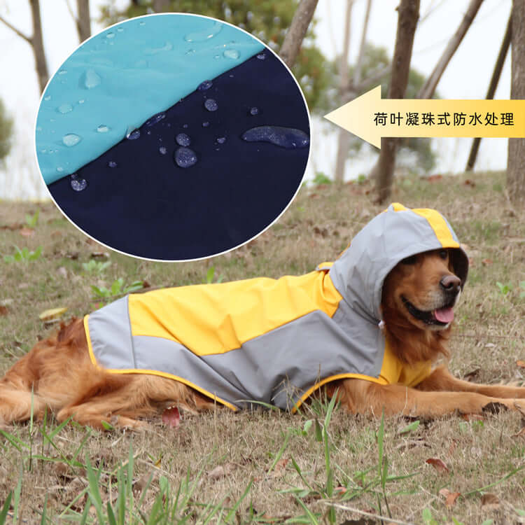 Pet Raincoat Large Dog Breathable