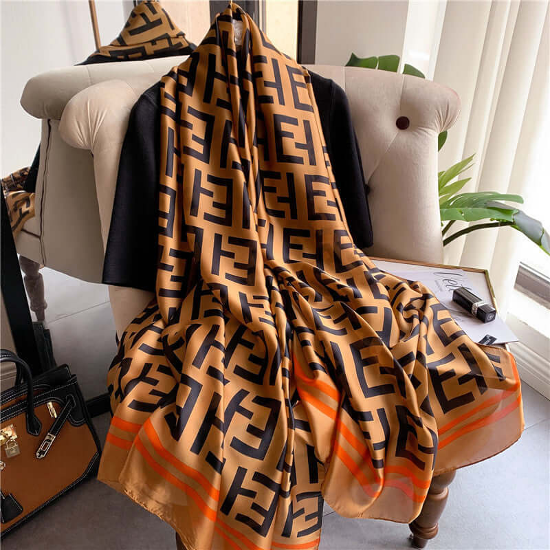 Women's Silk Scarf Popular Trending Asian Styling