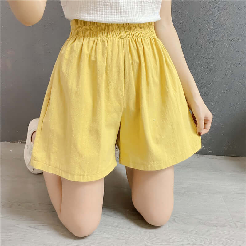 Women's Shorts - Seasonal Fashion High Waist Wide Leg