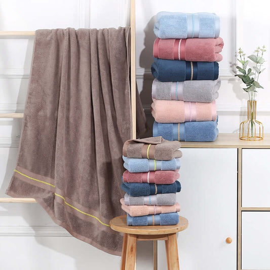 Bath towel cotton adult bath home soft water absorption men and women couple wrapped towel outdoors travel beach towel wholesale