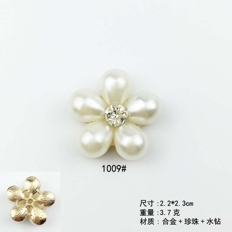 New net red jewelry cave shoes DIY accessories pearl bracelet perfume bottle decoration alloy hair accessories wholesale