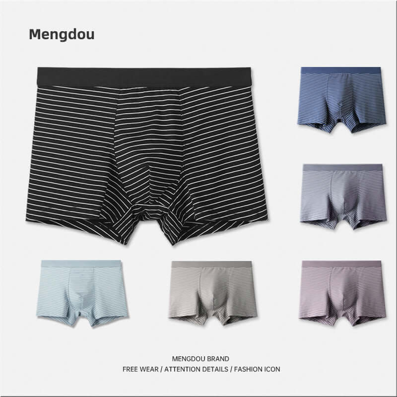 Men's Striped Four Corner Underwear