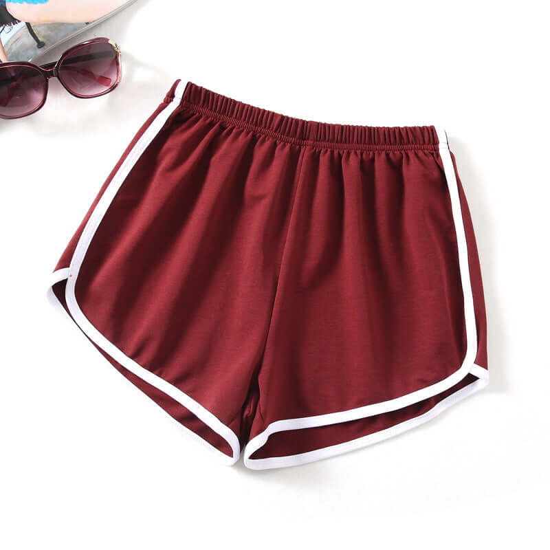 Sports shorts female summer 2020 casual fashion streaming cotton three pants new Korean version of the beach hot pants