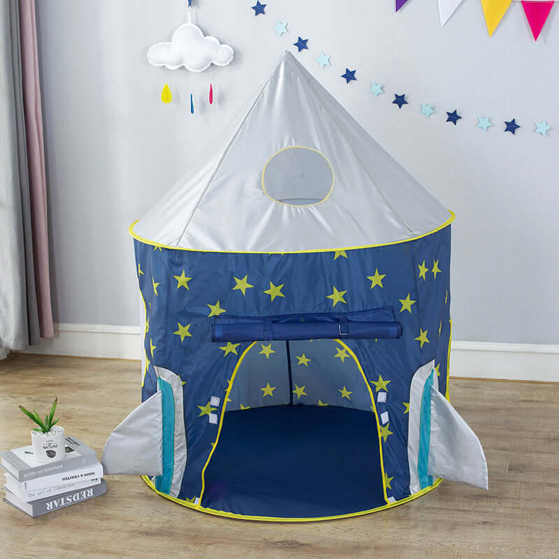 Children's tent space cabin star empty Mongolian Baby Toy Ball Pool Game Room Interior Tent Basket Three-piece