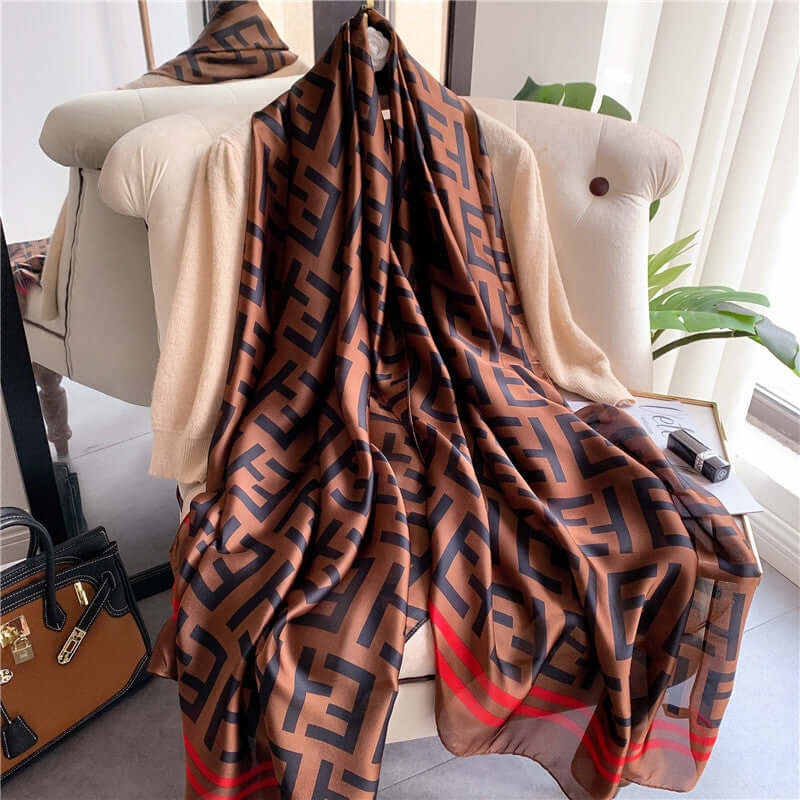 Women's Silk Scarf Popular Trending Asian Styling