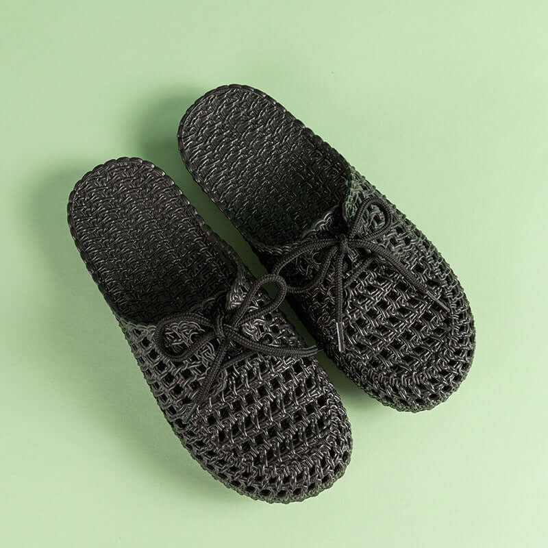 Spot bag head shoes sandals, Korean-style foreign trade PVC material flat with men and women, leisure, hollow, home leisure