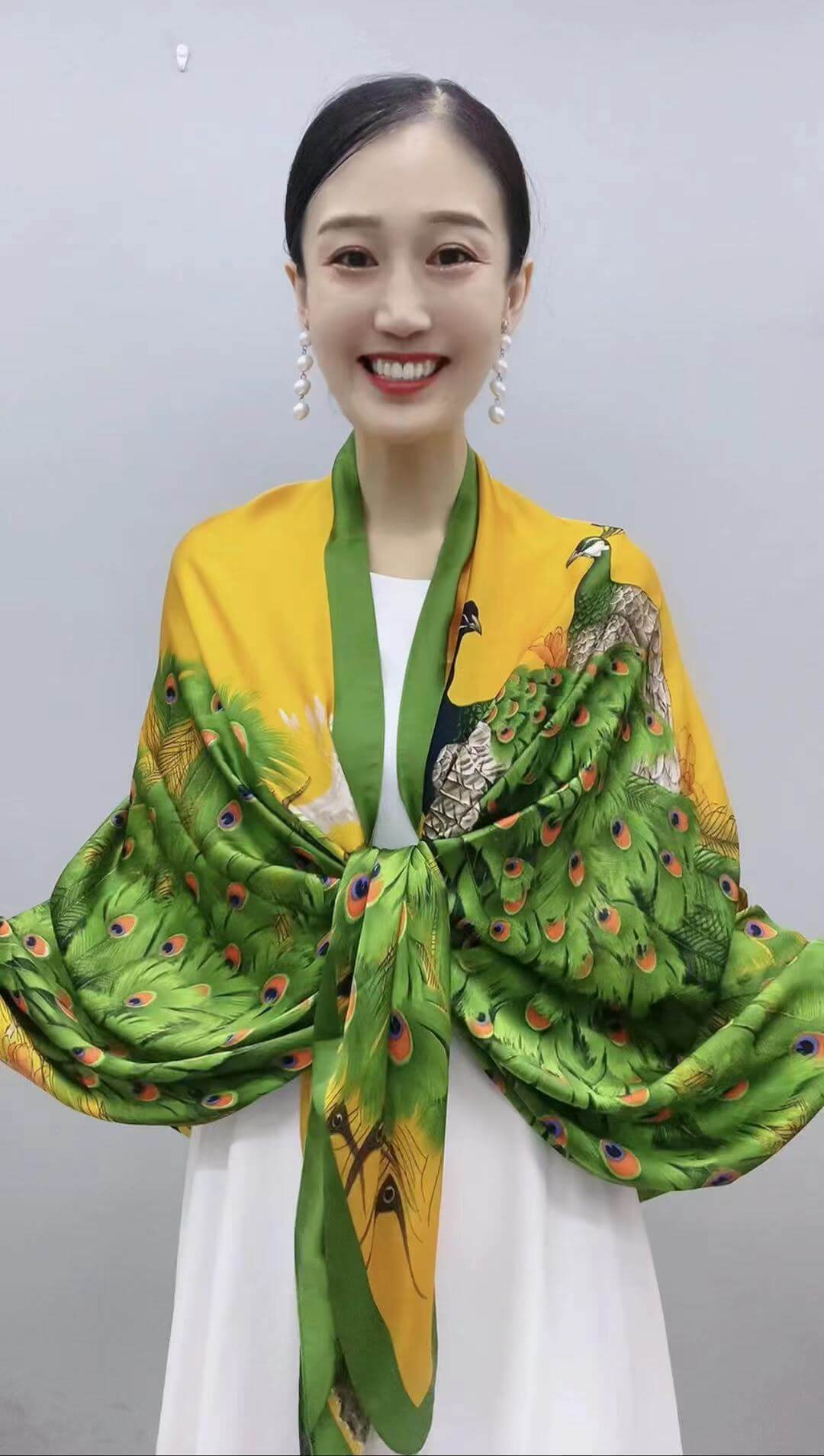 Ladies Long Fashion Silk Shawl ~ Asian Flavor ~ Many Variations