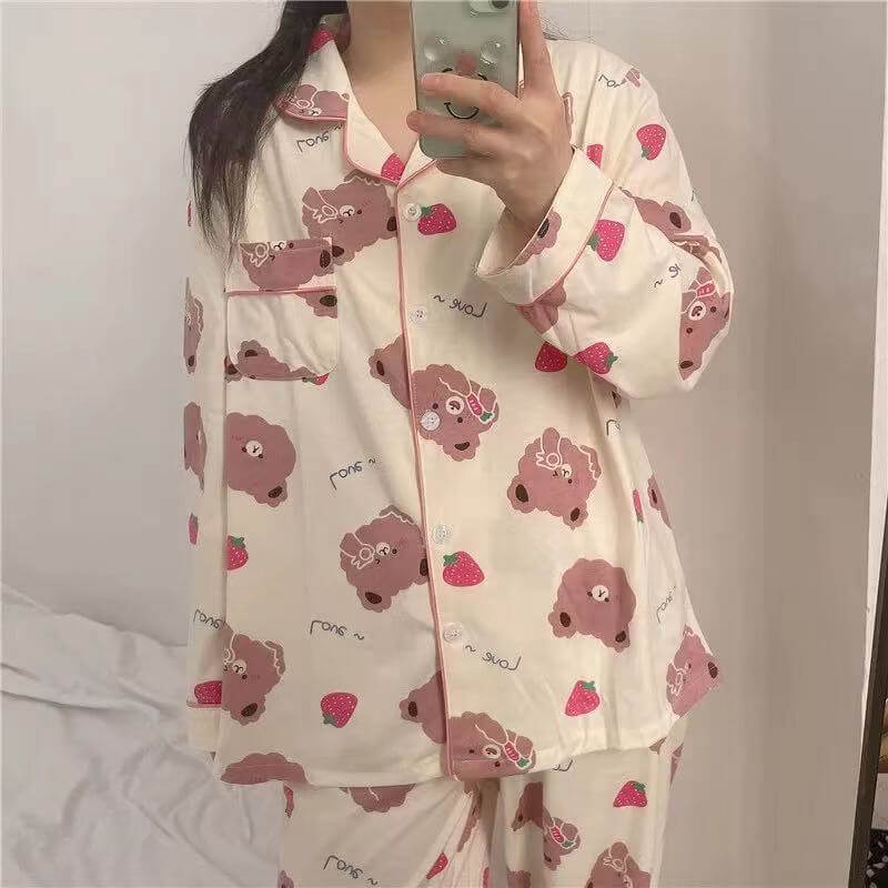 Women's Cute Milk Silk  Pajamas - Many Variations