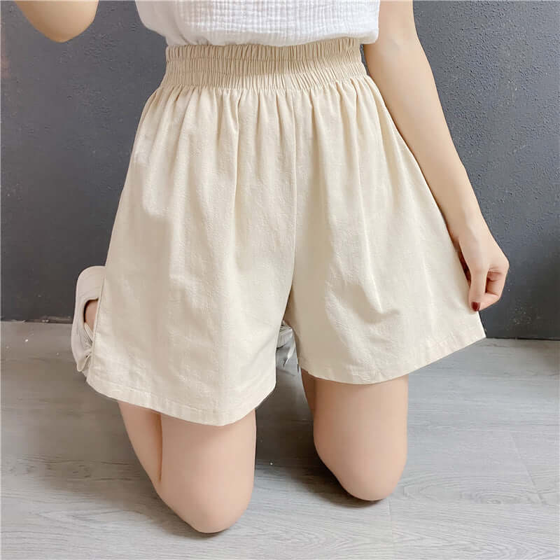 Women's Shorts - Seasonal Fashion High Waist Wide Leg