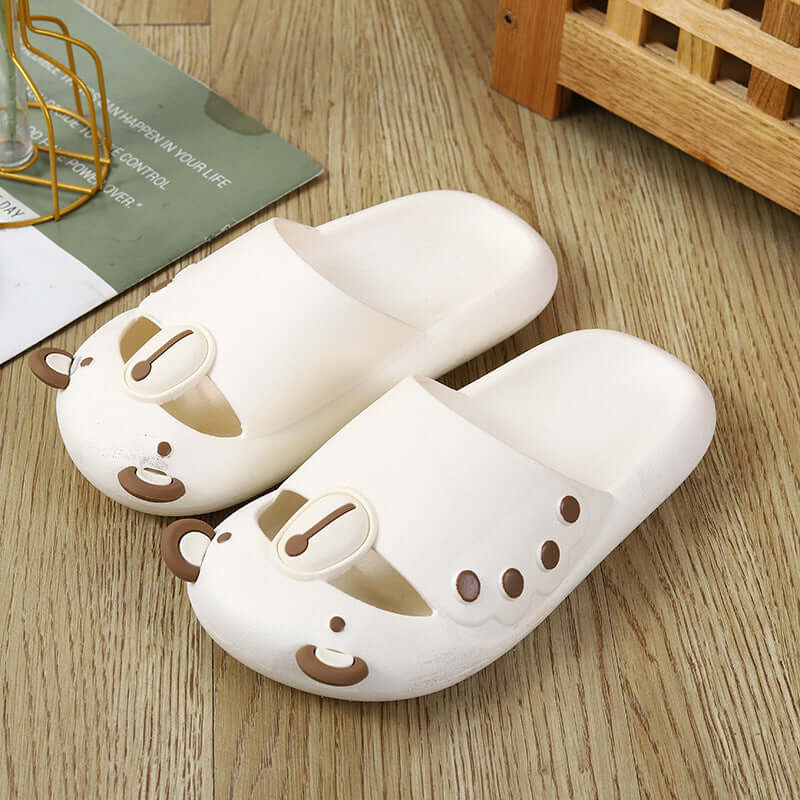 Baotou semi-slippers women's summer new cute thick-soled student word sandals and slippers women's hole shoes women's foreign trade distribution