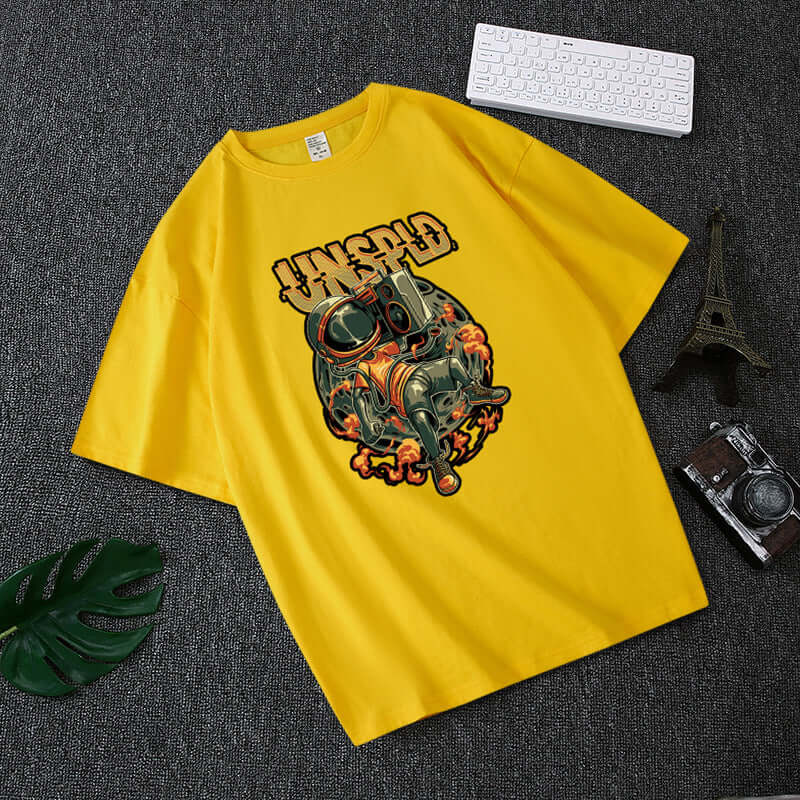 T-shirt male 2021 summer Korean casual fashion loose cotton shirt men teen students trend short sleeve T-shirt