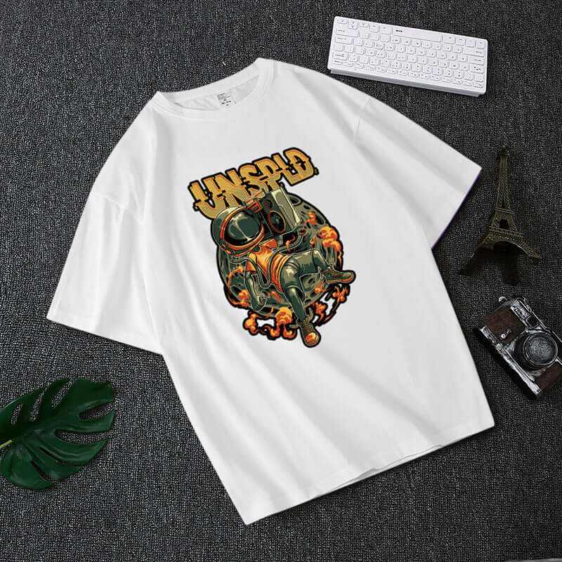 T-shirt male 2021 summer Korean casual fashion loose cotton shirt men teen students trend short sleeve T-shirt