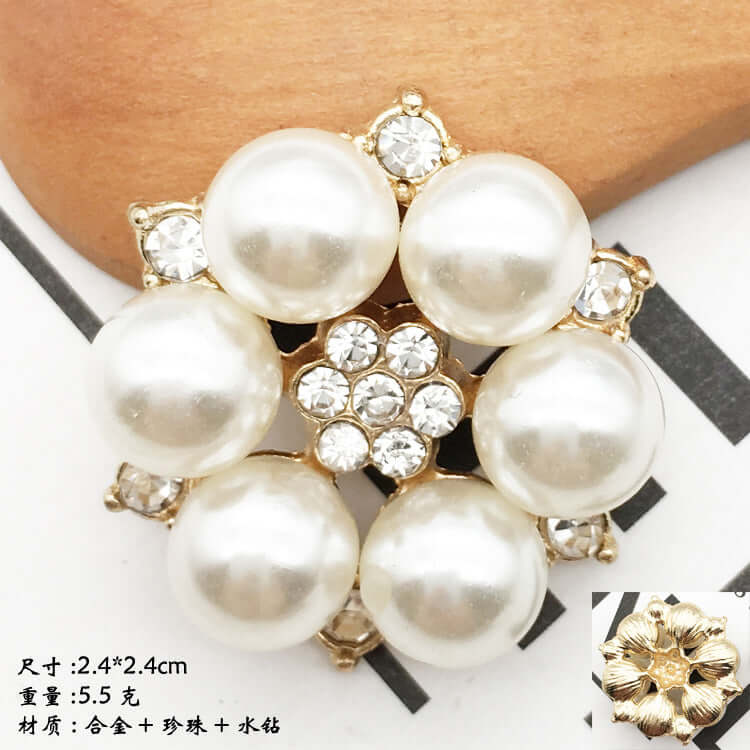 New net red jewelry cave shoes DIY accessories pearl bracelet perfume bottle decoration alloy hair accessories wholesale