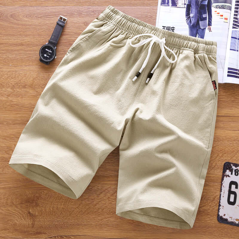 2021 summer shorts male sports five pants men's casual pants loose large size beach pants trousers tide