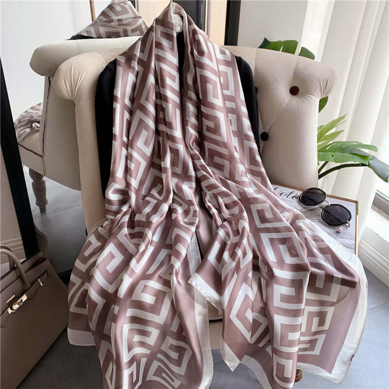 Women's Silk Scarf Popular Trending Asian Styling