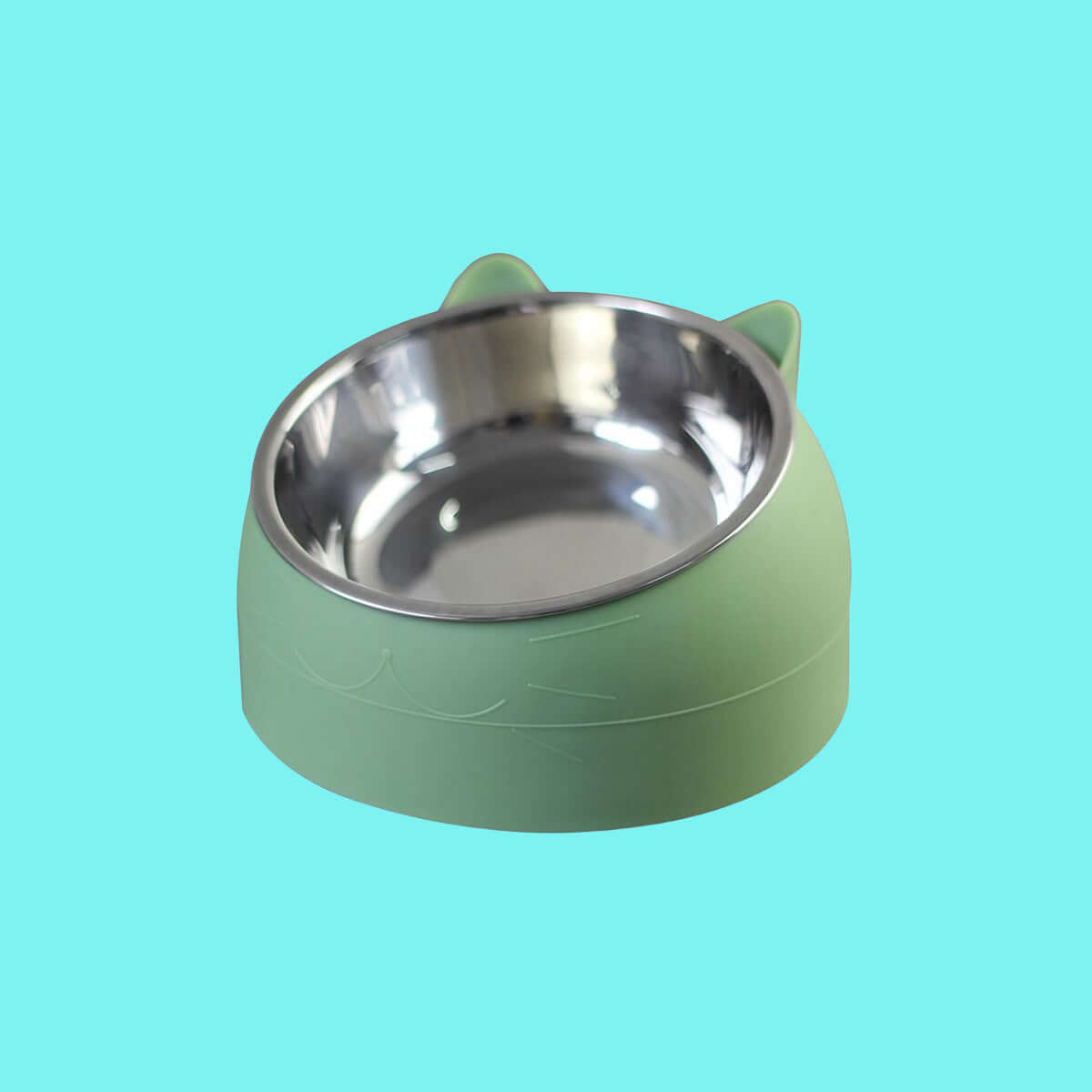 Stainless Steel Pet Feeder Creative Unique Design