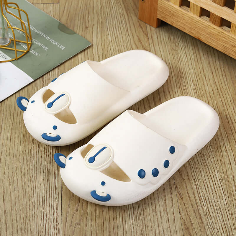 Baotou semi-slippers women's summer new cute thick-soled student word sandals and slippers women's hole shoes women's foreign trade distribution