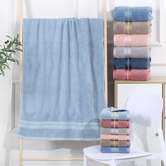 Bath towel cotton adult bath home soft water absorption men and women couple wrapped towel outdoors travel beach towel wholesale