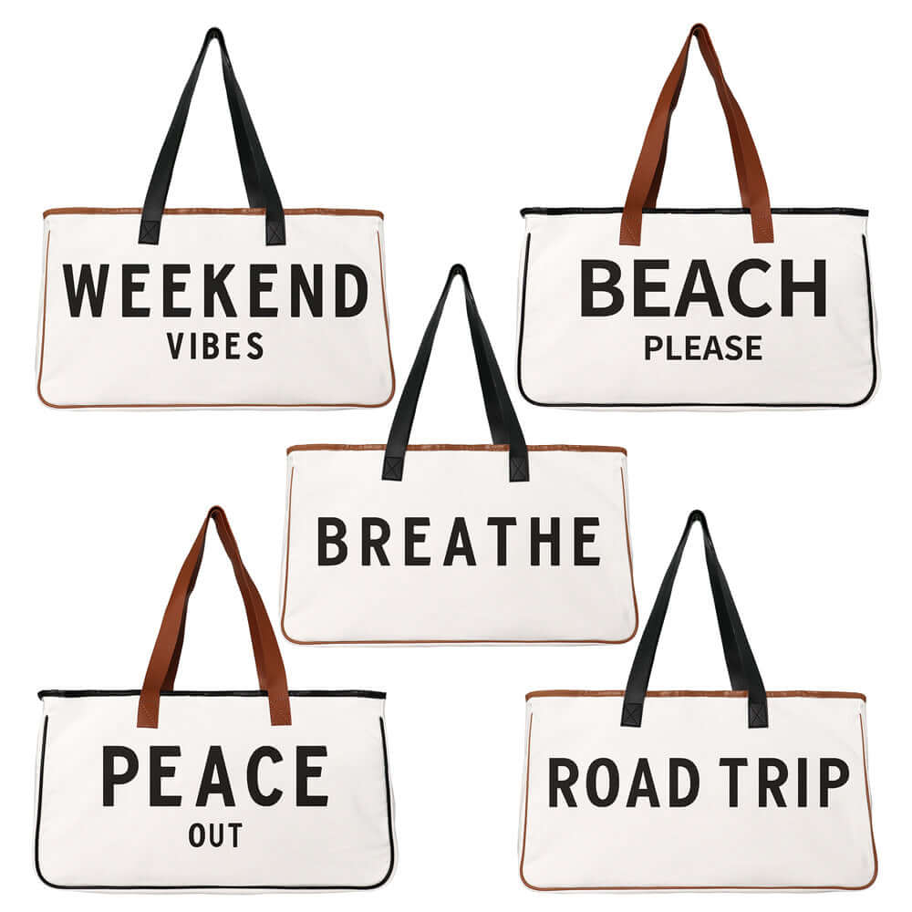 Amazon Beach Bag Travel Canvas Bag Large Capacity BEACH PLEASE Tote Bag Canvas Tote Bag Spot