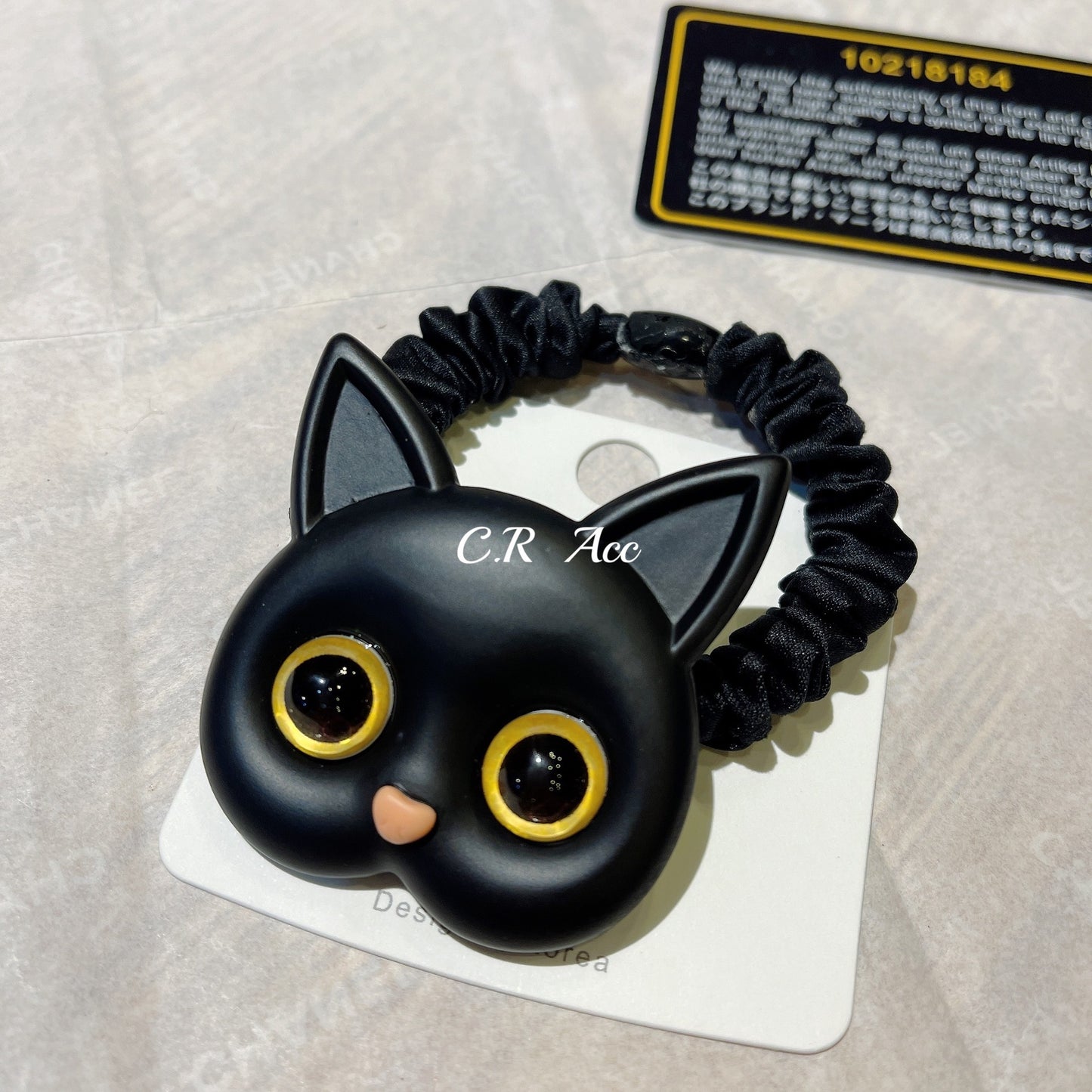 New head rope cute cat hair rope small intestines ring hair ring girl meatball head rope hair rubber band head decoration