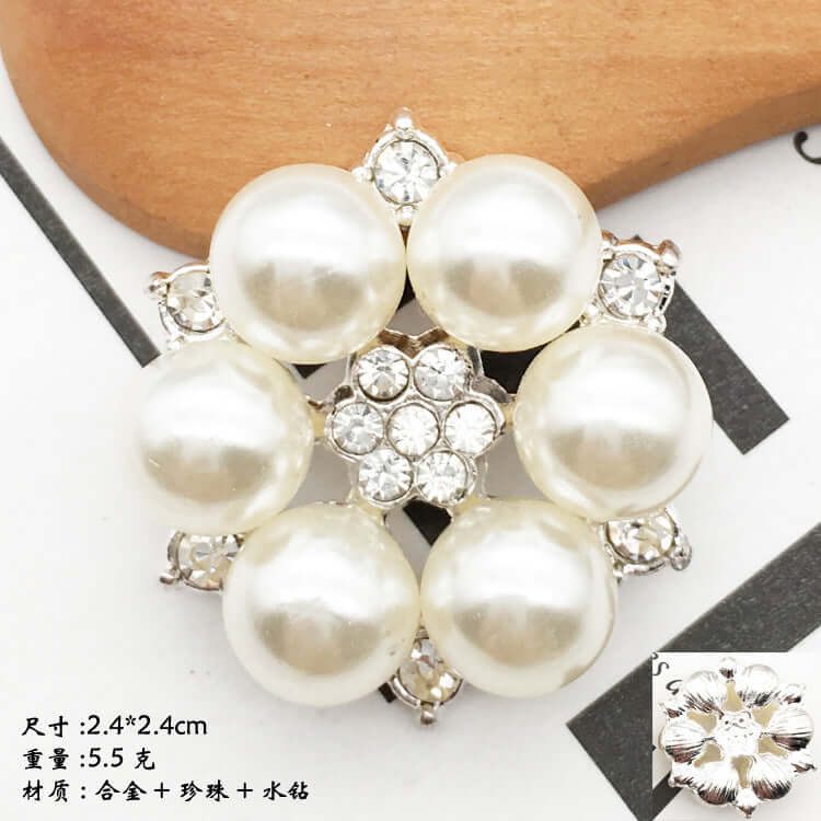 New net red jewelry cave shoes DIY accessories pearl bracelet perfume bottle decoration alloy hair accessories wholesale