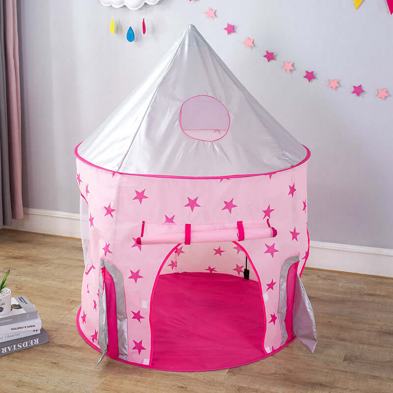 Children's tent space cabin star empty Mongolian Baby Toy Ball Pool Game Room Interior Tent Basket Three-piece