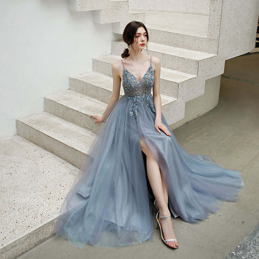 2022 new evening dress Mori small fresh dream temperament dress lady birthday party host dress