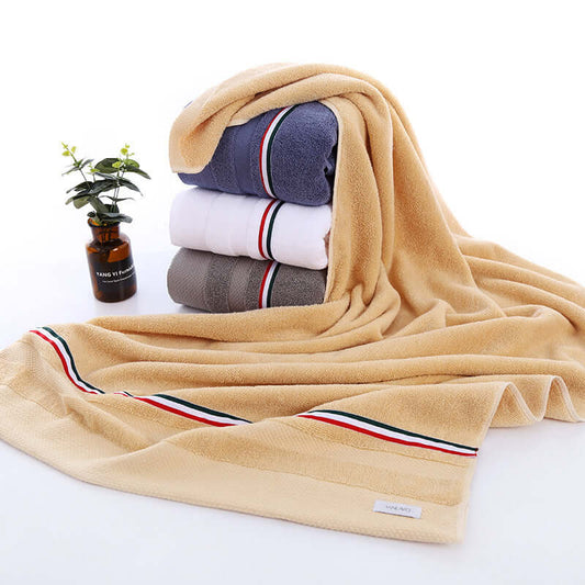 Bath towel cotton kit home gift bath towel custom thick soft water absorbent cotton bath towel beach towel