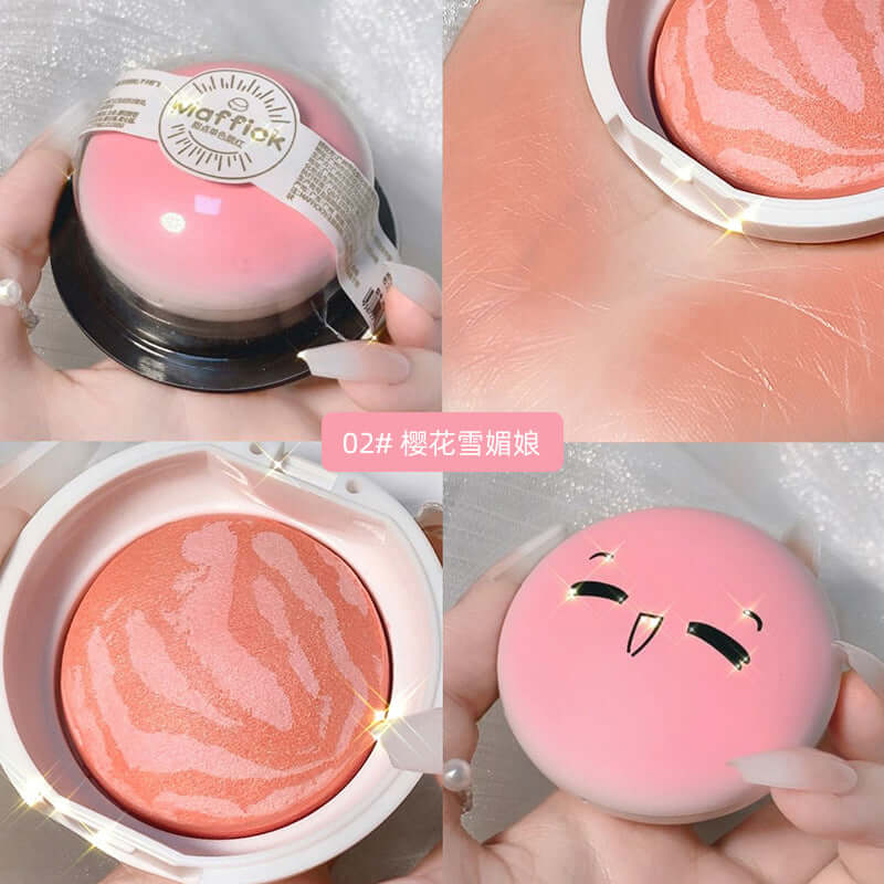 MAFFICK dessert group monochrome blush brightening skin color nude makeup natural color element full of teenage heart powder