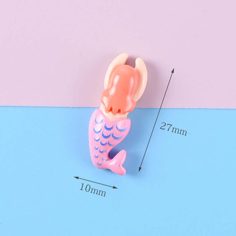 Resin cartoon swimming small man drop glue cream mobile shell accessories hairpin refrigerator stickers handmade DIY brooch material