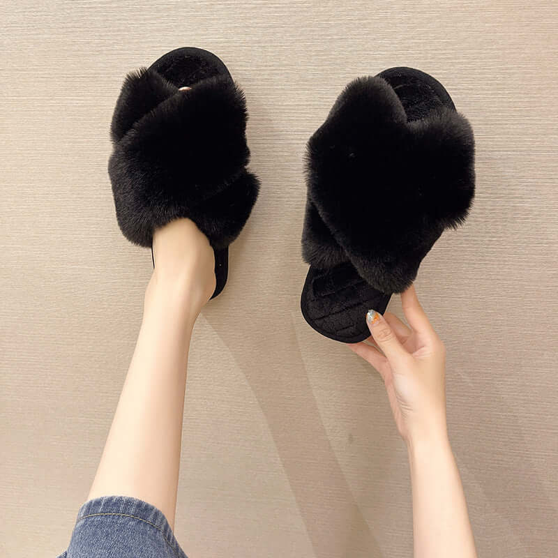 Cozy Plush Slippers - Anytime Comfort