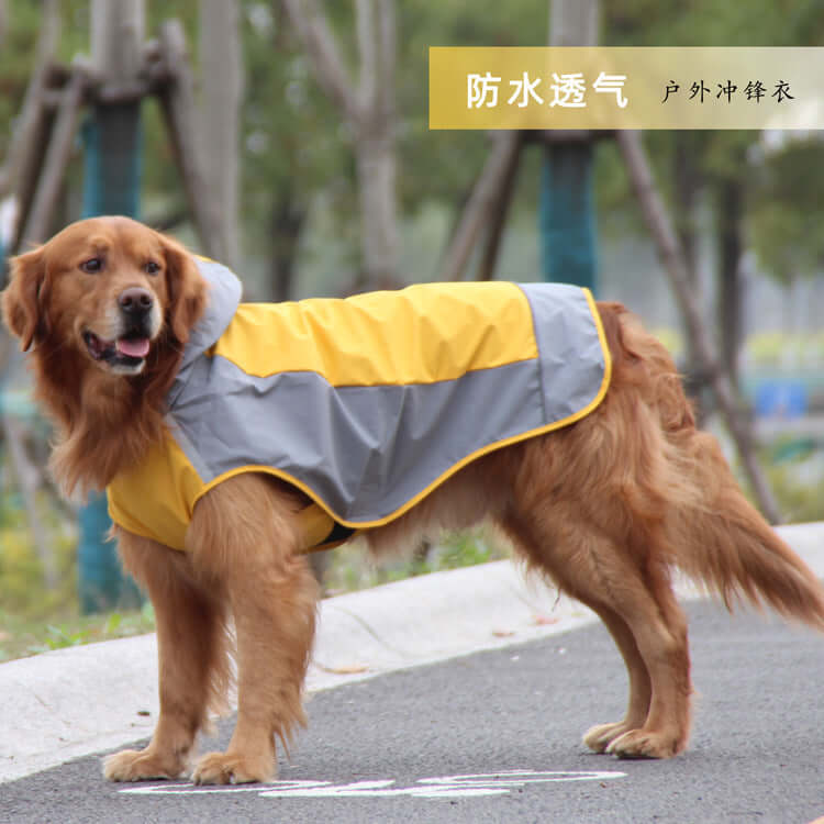 Pet Raincoat Large Dog Breathable