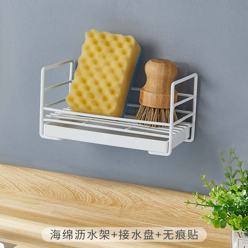 Kitchen finishing rack sea pertilizer storage rack pool shelf kitchen sink countertop cleaning rag stand