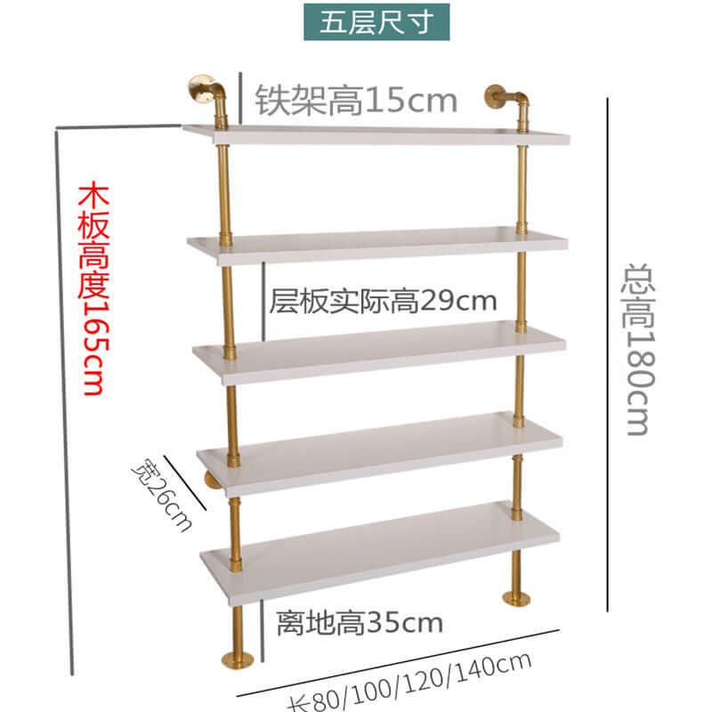 Manufacturers wholesale shoe store rack display rack children's shoes shop wall multi-storey shelf clothing store bag package rack