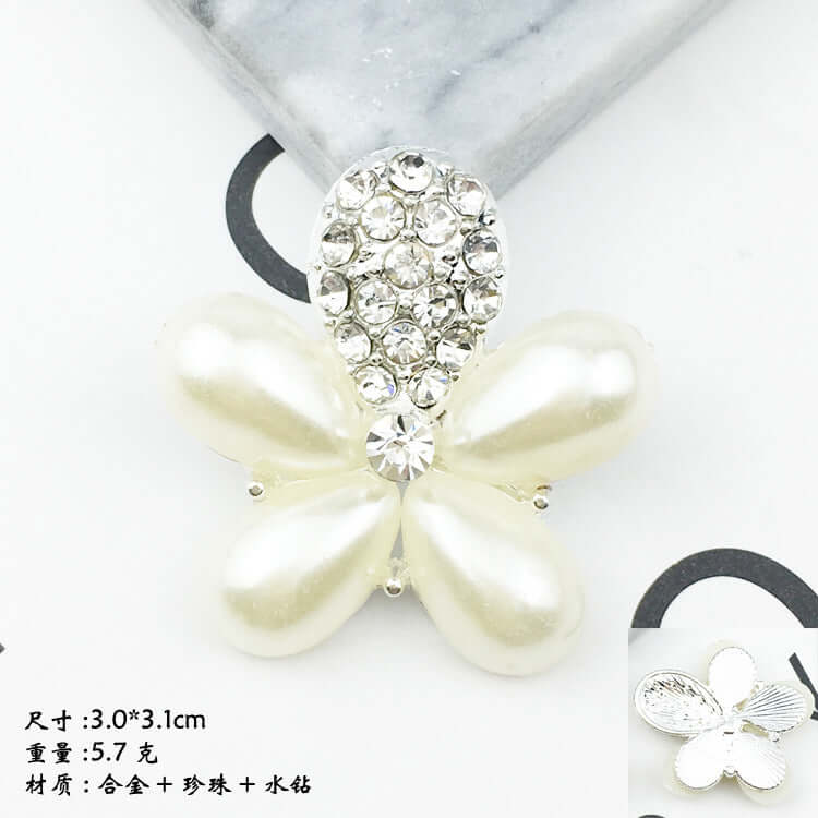 New net red jewelry cave shoes DIY accessories pearl bracelet perfume bottle decoration alloy hair accessories wholesale