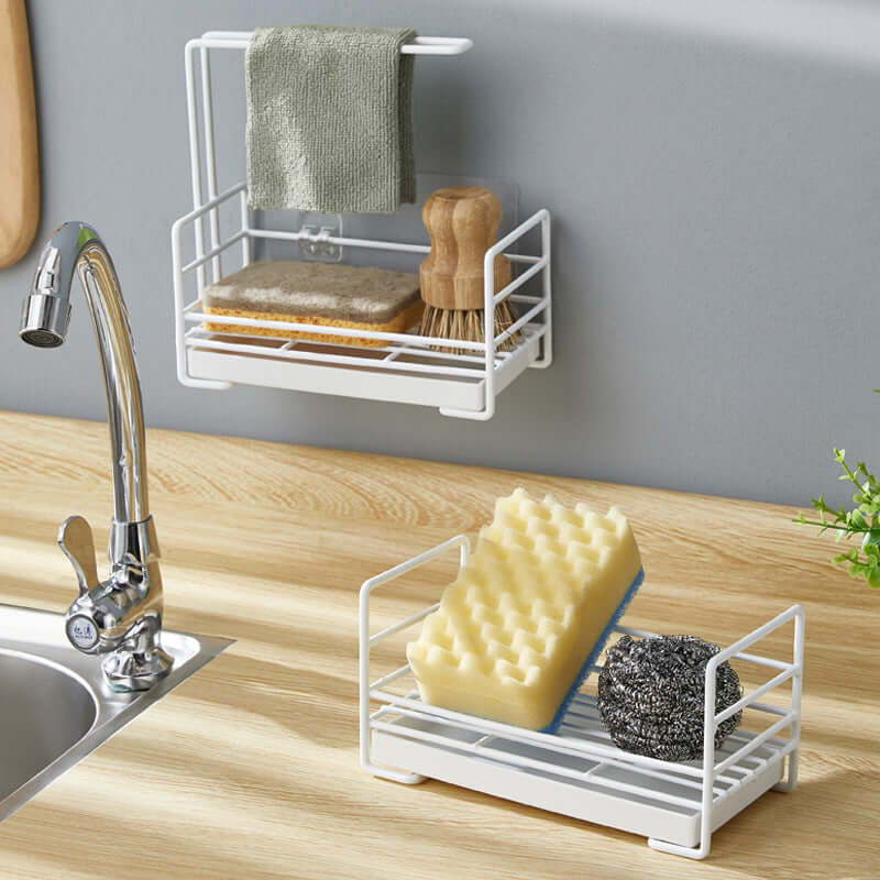 Kitchen finishing rack sea pertilizer storage rack pool shelf kitchen sink countertop cleaning rag stand