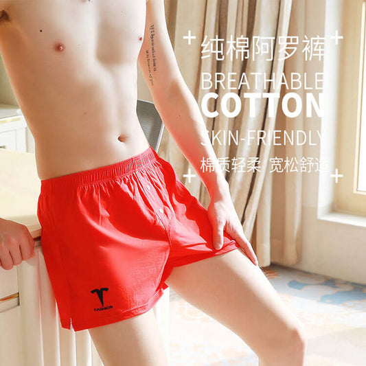 Stylish Loose Cotton Men's Shorts