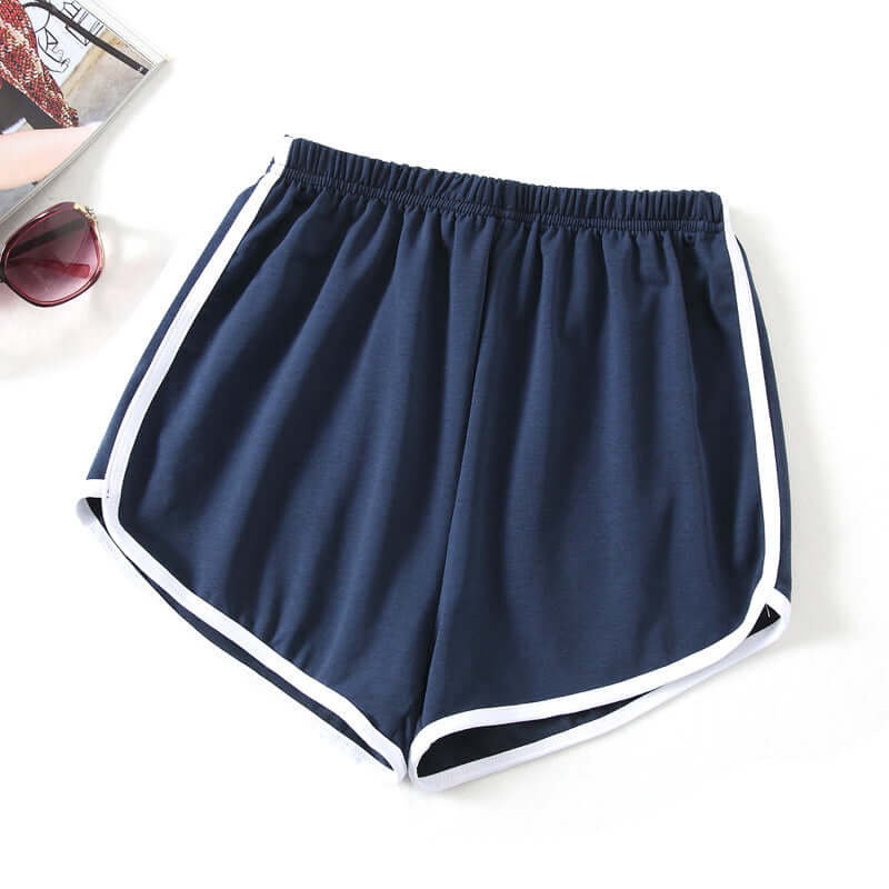 Sports shorts female summer 2020 casual fashion streaming cotton three pants new Korean version of the beach hot pants