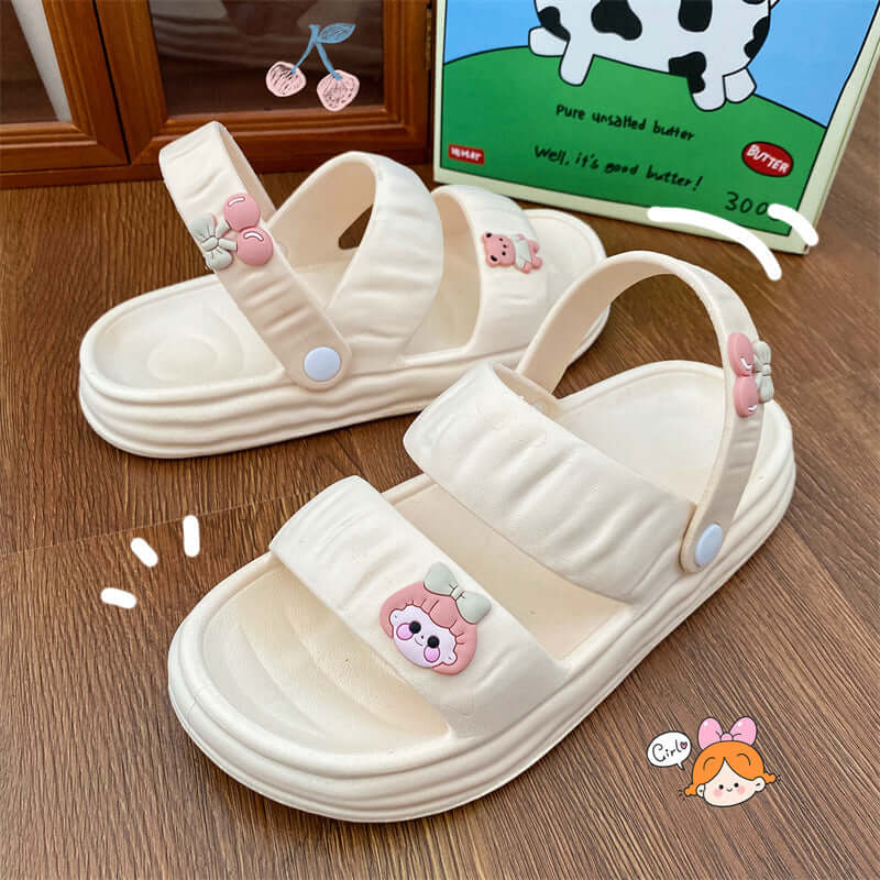 Women's Cute Cartoon Slippers-Non-Slip Thick Soled