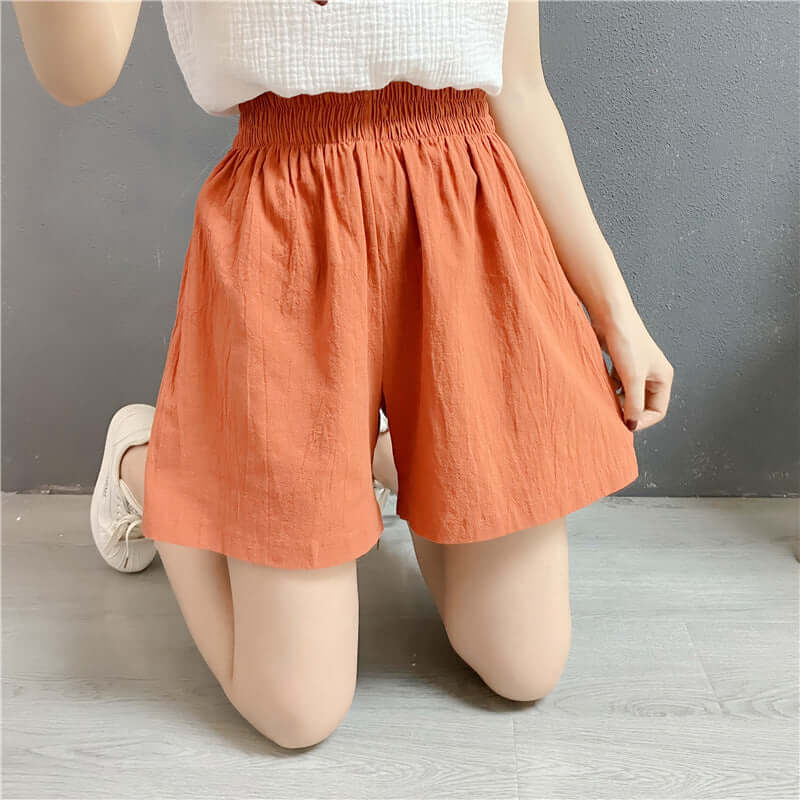 Women's Shorts - Seasonal Fashion High Waist Wide Leg