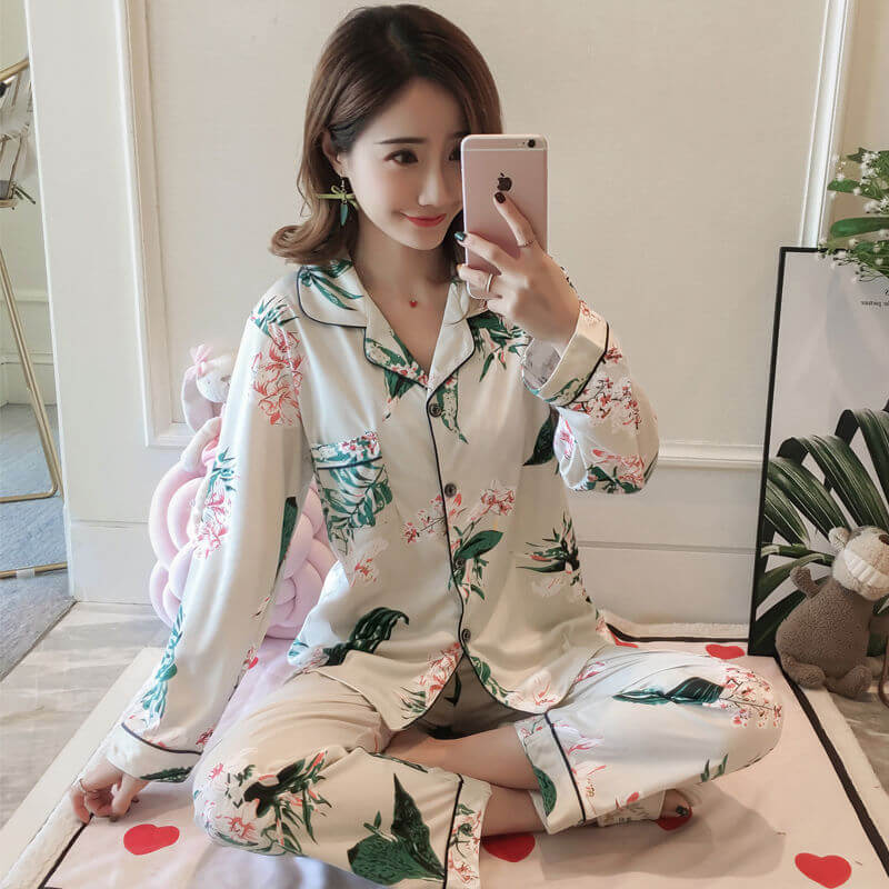 Women's Cute Milk Silk  Pajamas - Many Variations