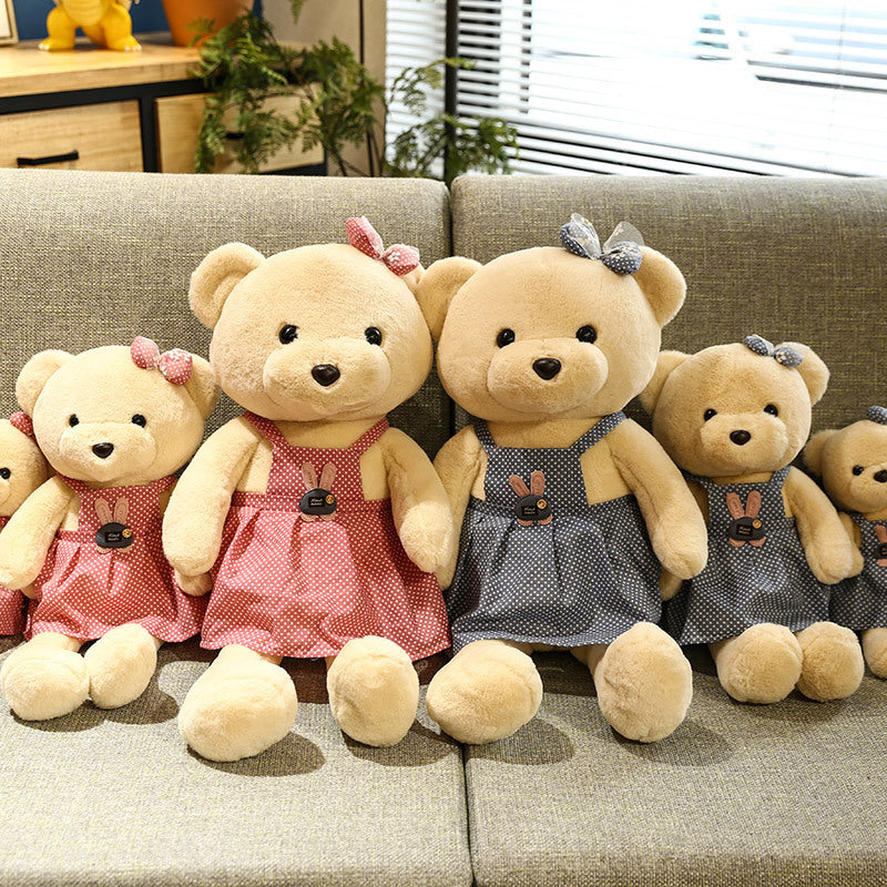New Coco Bear Deni Teddy Bear Plush Toys Dressing Skirts Hugs Bear play Episy Virtue Festival