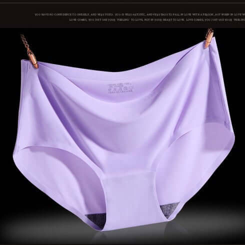 Women's ice silk underwear without trace panties, a piece of underwear, breathable, waist, female underwear triangle trousers 810